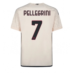Strój piłkarski AS Roma Lorenzo Pellegrini #7 Koszulka Wyjazdowej 2023-24 Krótki Rękaw