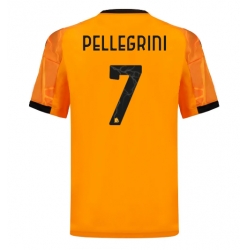 Strój piłkarski AS Roma Lorenzo Pellegrini #7 Koszulka Wyjazdowej 2025-26 Krótki Rękaw Strój piłkarski AS Roma Lorenzo Pellegrini #7 Koszulka Wyjazdowej 2025-26 Krótki Rękaw