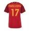 Strój piłkarski AS Roma Manu Kone #17 Koszulka Podstawowej damskie 2026-27 Krótki Rękaw