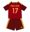 Strój piłkarski AS Roma Manu Kone #17 Koszulka Podstawowej dziecięce 2026-27 Krótki Rękaw (+ Krótkie spodenki)