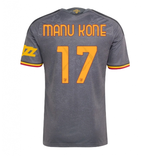 Strój piłkarski AS Roma Manu Kone #17 Koszulka Trzeciej 2026-27 Krótki Rękaw Strój piłkarski AS Roma Manu Kone #17 Koszulka Trzeciej 2026-27 Krótki Rękaw