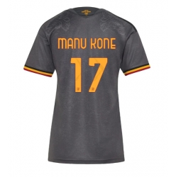 Strój piłkarski AS Roma Manu Kone #17 Koszulka Trzeciej damskie 2026-27 Krótki Rękaw