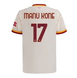 Strój piłkarski AS Roma Manu Kone #17 Koszulka Wyjazdowej 2026-27 Krótki Rękaw