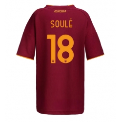 Strój piłkarski AS Roma Matias Soule #18 Koszulka Podstawowej damskie 2025-26 Krótki Rękaw