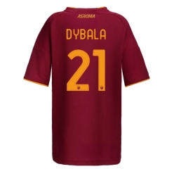 Strój piłkarski AS Roma Paulo Dybala #21 Koszulka Podstawowej damskie 2025-26 Krótki Rękaw