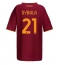 Strój piłkarski AS Roma Paulo Dybala #21 Koszulka Podstawowej damskie 2025-26 Krótki Rękaw Strój piłkarski AS Roma Paulo Dybala #21 Koszulka Podstawowej damskie 2025-26 Krótki Rękaw