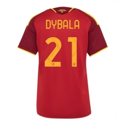 Strój piłkarski AS Roma Paulo Dybala #21 Koszulka Podstawowej damskie 2026-27 Krótki Rękaw