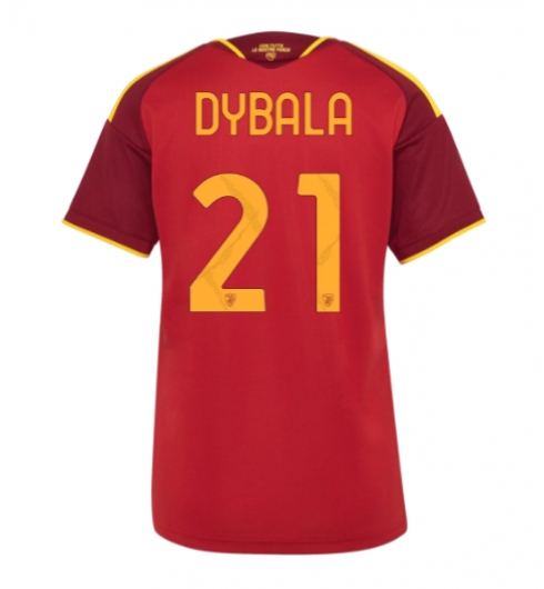 Strój piłkarski AS Roma Paulo Dybala #21 Koszulka Podstawowej damskie 2026-27 Krótki Rękaw Strój piłkarski AS Roma Paulo Dybala #21 Koszulka Podstawowej damskie 2026-27 Krótki Rękaw