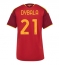 Strój piłkarski AS Roma Paulo Dybala #21 Koszulka Podstawowej damskie 2026-27 Krótki Rękaw Strój piłkarski AS Roma Paulo Dybala #21 Koszulka Podstawowej damskie 2026-27 Krótki Rękaw