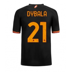 Strój piłkarski AS Roma Paulo Dybala #21 Koszulka Trzeciej 2023-24 Krótki Rękaw