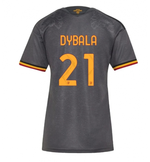 Strój piłkarski AS Roma Paulo Dybala #21 Koszulka Trzeciej damskie 2026-27 Krótki Rękaw Strój piłkarski AS Roma Paulo Dybala #21 Koszulka Trzeciej damskie 2026-27 Krótki Rękaw