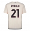 Strój piłkarski AS Roma Paulo Dybala #21 Koszulka Wyjazdowej 2023-24 Krótki Rękaw
