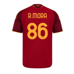 Strój piłkarski AS Roma Rodrigo Mora #86 Koszulka Podstawowej 2026-27 Krótki Rękaw