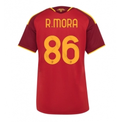 Strój piłkarski AS Roma Rodrigo Mora #86 Koszulka Podstawowej damskie 2026-27 Krótki Rękaw