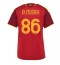 Strój piłkarski AS Roma Rodrigo Mora #86 Koszulka Podstawowej damskie 2026-27 Krótki Rękaw Strój piłkarski AS Roma Rodrigo Mora #86 Koszulka Podstawowej damskie 2026-27 Krótki Rękaw