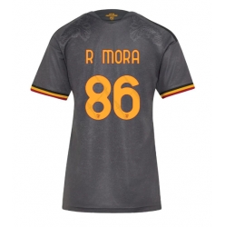Strój piłkarski AS Roma Rodrigo Mora #86 Koszulka Trzeciej damskie 2026-27 Krótki Rękaw