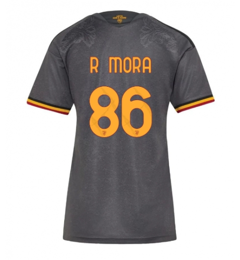 Strój piłkarski AS Roma Rodrigo Mora #86 Koszulka Trzeciej damskie 2026-27 Krótki Rękaw Strój piłkarski AS Roma Rodrigo Mora #86 Koszulka Trzeciej damskie 2026-27 Krótki Rękaw