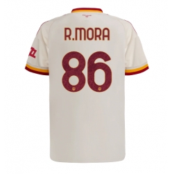 Strój piłkarski AS Roma Rodrigo Mora #86 Koszulka Wyjazdowej 2026-27 Krótki Rękaw