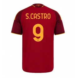 Strój piłkarski AS Roma Santiago Castro #9 Koszulka Podstawowej 2026-27 Krótki Rękaw