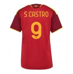 Strój piłkarski AS Roma Santiago Castro #9 Koszulka Podstawowej damskie 2026-27 Krótki Rękaw