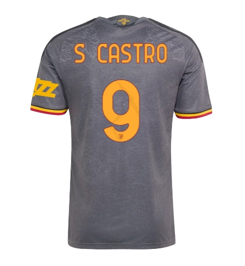 Strój piłkarski AS Roma Santiago Castro #9 Koszulka Trzeciej 2026-27 Krótki Rękaw Strój piłkarski AS Roma Santiago Castro #9 Koszulka Trzeciej 2026-27 Krótki Rękaw