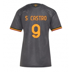 Strój piłkarski AS Roma Santiago Castro #9 Koszulka Trzeciej damskie 2026-27 Krótki Rękaw
