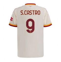 Strój piłkarski AS Roma Santiago Castro #9 Koszulka Wyjazdowej 2026-27 Krótki Rękaw