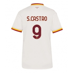 Strój piłkarski AS Roma Santiago Castro #9 Koszulka Wyjazdowej damskie 2026-27 Krótki Rękaw