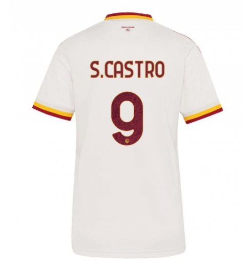 Strój piłkarski AS Roma Santiago Castro #9 Koszulka Wyjazdowej damskie 2026-27 Krótki Rękaw Strój piłkarski AS Roma Santiago Castro #9 Koszulka Wyjazdowej damskie 2026-27 Krótki Rękaw