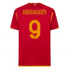 Strój piłkarski AS Roma Tammy Abraham #9 Koszulka Podstawowej 2023-24 Krótki Rękaw