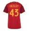 Strój piłkarski AS Roma Wesley Franca #43 Koszulka Podstawowej damskie 2026-27 Krótki Rękaw Strój piłkarski AS Roma Wesley Franca #43 Koszulka Podstawowej damskie 2026-27 Krótki Rękaw