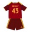 Strój piłkarski AS Roma Wesley Franca #43 Koszulka Podstawowej dziecięce 2026-27 Krótki Rękaw (+ Krótkie spodenki)