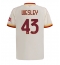 Strój piłkarski AS Roma Wesley Franca #43 Koszulka Wyjazdowej 2026-27 Krótki Rękaw Strój piłkarski AS Roma Wesley Franca #43 Koszulka Wyjazdowej 2026-27 Krótki Rękaw