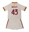Strój piłkarski AS Roma Wesley Franca #43 Koszulka Wyjazdowej dziecięce 2026-27 Krótki Rękaw (+ Krótkie spodenki)
