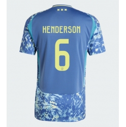 Strój piłkarski Ajax Jordan Henderson #6 Koszulka Wyjazdowej 2024-25 Krótki Rękaw