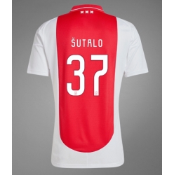 Strój piłkarski Ajax Josip Sutalo #37 Koszulka Podstawowej 2024-25 Krótki Rękaw