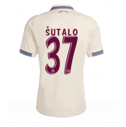 Strój piłkarski Ajax Josip Sutalo #37 Koszulka Trzeciej 2025-26 Krótki Rękaw