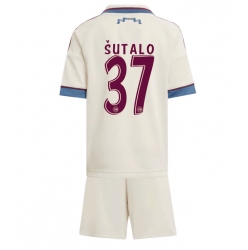 Strój piłkarski Ajax Josip Sutalo #37 Koszulka Trzeciej dziecięce 2025-26 Krótki Rękaw (+ Krótkie spodenki)