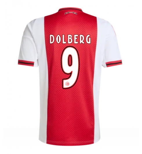 Strój piłkarski Ajax Kasper Dolberg #9 Koszulka Podstawowej 2025-26 Krótki Rękaw Strój piłkarski Ajax Kasper Dolberg #9 Koszulka Podstawowej 2025-26 Krótki Rękaw