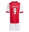 Strój piłkarski Ajax Kasper Dolberg #9 Koszulka Podstawowej dziecięce 2025-26 Krótki Rękaw (+ Krótkie spodenki)