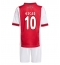 Strój piłkarski Ajax Oscar Gloukh #10 Koszulka Podstawowej dziecięce 2025-26 Krótki Rękaw (+ Krótkie spodenki)