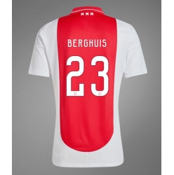 Strój piłkarski Ajax Steven Berghuis #23 Koszulka Podstawowej 2024-25 Krótki Rękaw