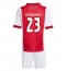 Strój piłkarski Ajax Steven Berghuis #23 Koszulka Podstawowej dziecięce 2025-26 Krótki Rękaw (+ Krótkie spodenki)