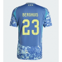 Strój piłkarski Ajax Steven Berghuis #23 Koszulka Wyjazdowej 2024-25 Krótki Rękaw