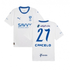 Strój piłkarski Al-Hilal Joao Cancelo #27 Koszulka Wyjazdowej 2024-25 Krótki Rękaw