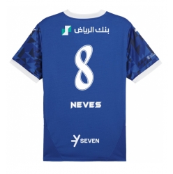 Strój piłkarski Al-Hilal Ruben Neves #8 Koszulka Podstawowej 2024-25 Krótki Rękaw