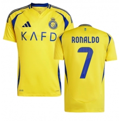 Strój piłkarski Al-Nassr Cristiano Ronaldo #7 Koszulka Podstawowej 2024-25 Krótki Rękaw