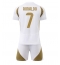 Strój piłkarski Al-Nassr Cristiano Ronaldo #7 Koszulka Trzeciej dziecięce 2024-25 Krótki Rękaw (+ Krótkie spodenki)