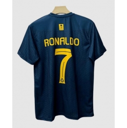 Strój piłkarski Al-Nassr Cristiano Ronaldo #7 Koszulka Wyjazdowej 2023-24 Krótki Rękaw
