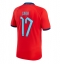 Strój piłkarski Anglia Bukayo Saka #17 Koszulka Wyjazdowej MŚ 2022 Krótki Rękaw